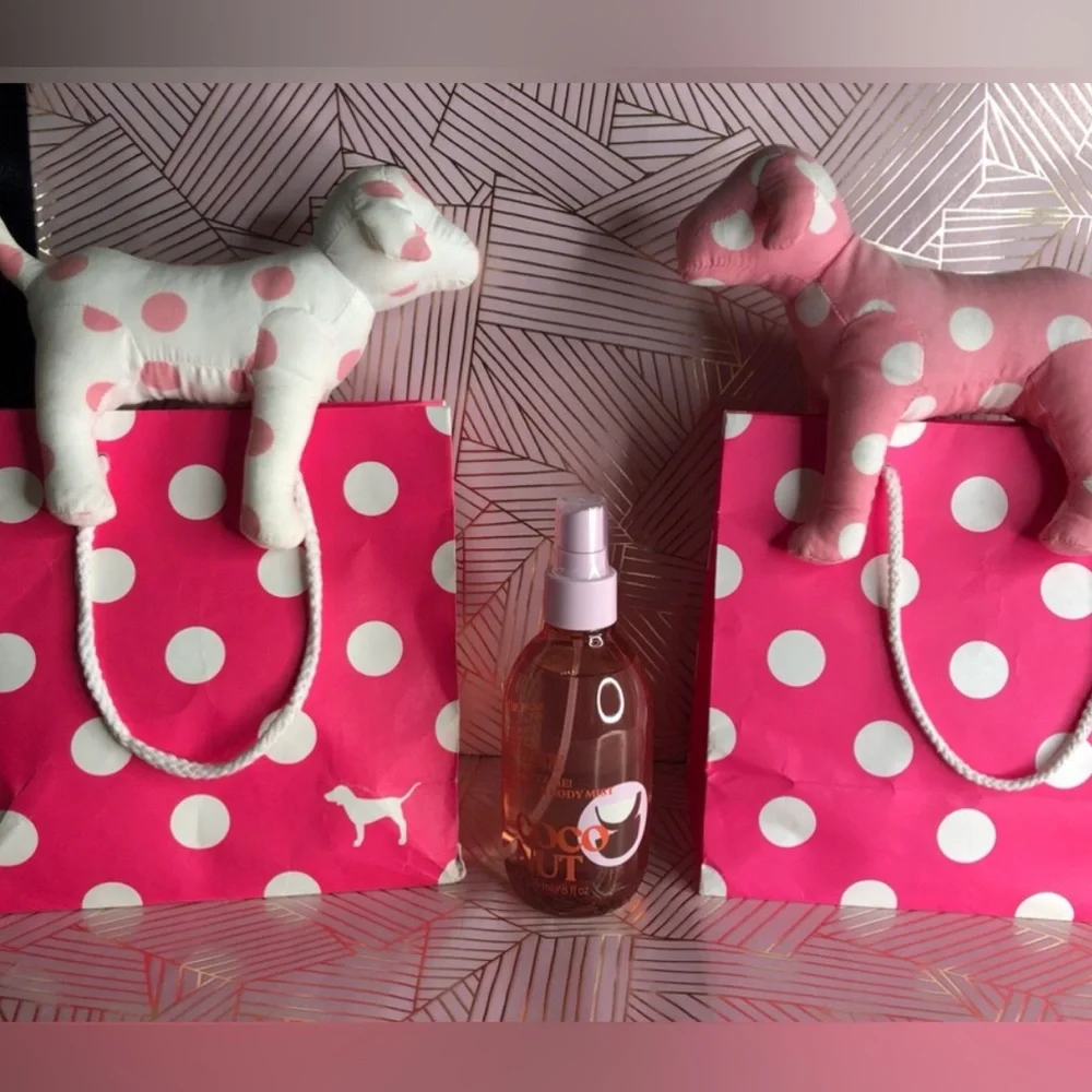 NWT 3 Full Size Victoria Secret Pink Coco Nut Scent Bundle